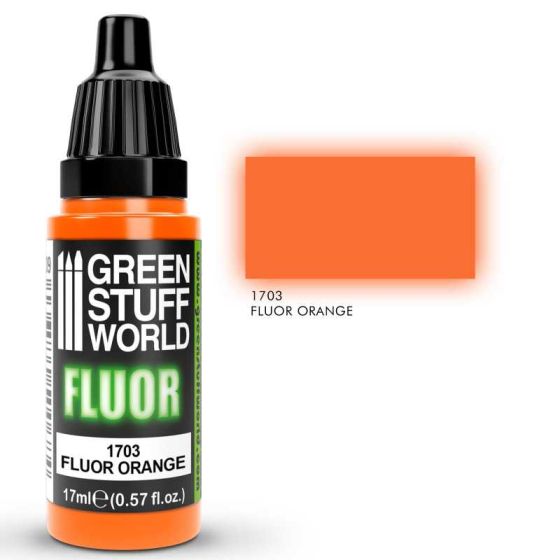 Greenstuffworld Fluor Farbe ORANGE
