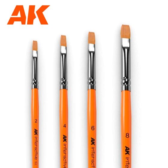 AK Synthetic Brush - Flat