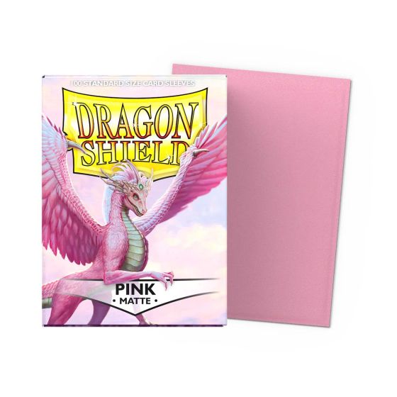 Pink - Matte Sleeves (100x) - Standard Size - Dragon Shield
