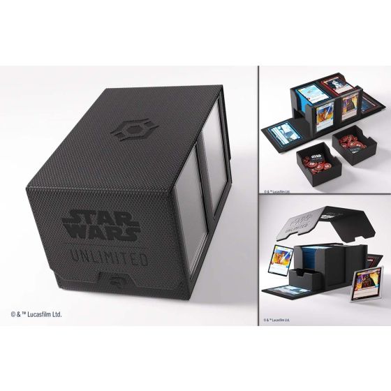 Black - Double Deck Pod - Star Wars: Unlimited - Gamegenic