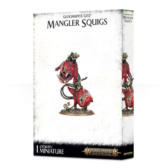 Kettensquigs / Wahnboss auf Kettensquigs - Gloomspite Gitz - Warhammer Age of Sigmar (AoS)