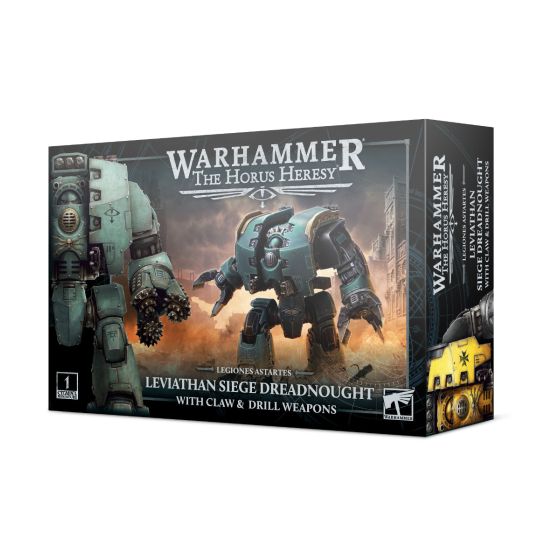 Belagerungs-Dreadnought Leviathan mit Klauen- und Bohrer-Waffen - Warhammer: The Horus Heresy 