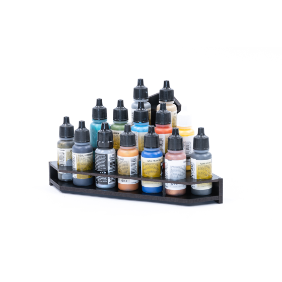 Kraken Wargames Black Rack Endstück Farbregal (Dropper)