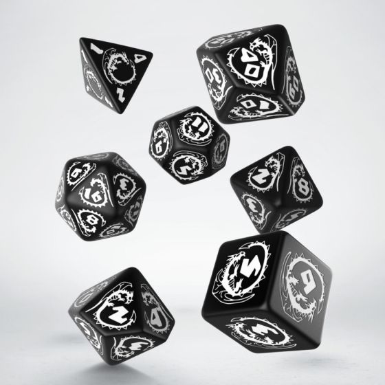 Hematite - Dragons Dice Set - Q Workshop