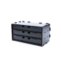 Kraken Wargames Black Rack Schrank mit 3 lange Schubladen